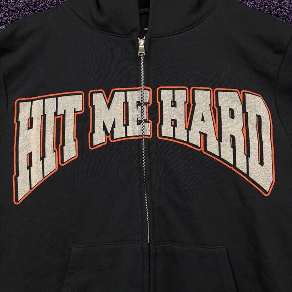 Billie Eilish Hit Me Hard and Soft The Tour Zip-Up Hoodie L - Picture 2 of 4